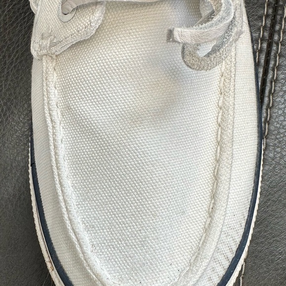 Sperry Women’s Light Gray Canvas Boat Shoes - Picture 3 of 9